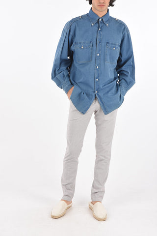 Oversize denim shirt