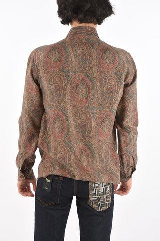 Paisley Printed Silk Shirt