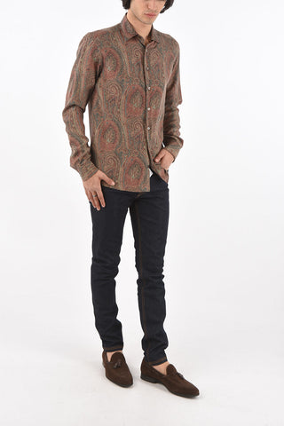 Paisley Printed Silk Shirt