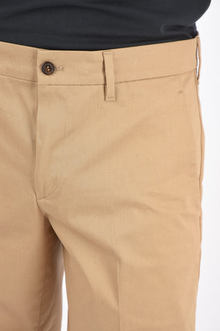 Shorts 4 Tasche in Cotone Stretch con Passanti