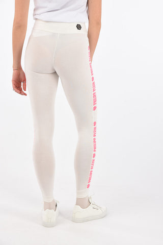 COUTURE EST.1978 Logo Side Band Cotton Leggings