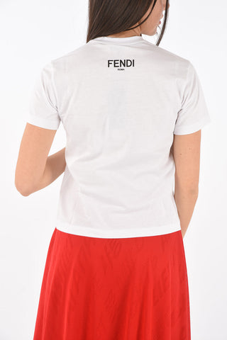Printed GLORIA T-shirt with Sequined Embroidery