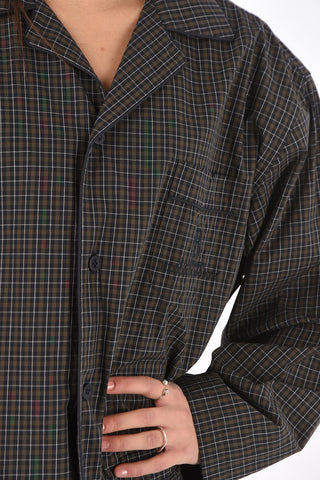 HOMEWEAR Check Patterned HOTELS & RESORTS Cotton Shirt