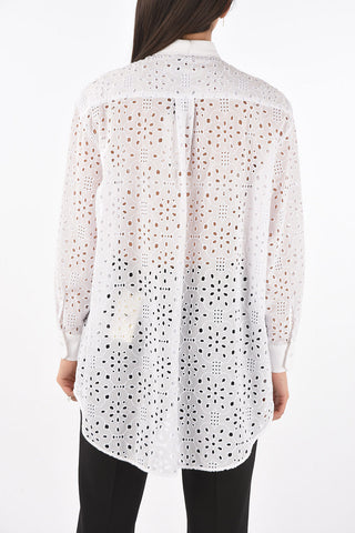 Sangallo HANDS COLLAR Ruffle Front Shirt