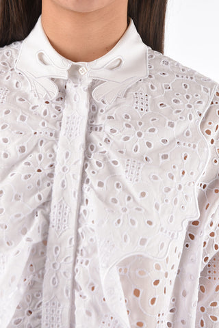 Sangallo HANDS COLLAR Ruffle Front Shirt