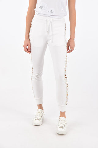 COUTURE EST.1978 Jogger Pants with Side Inserts Cut-out