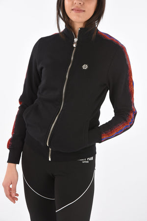 COUTURE EST.1978 Mock Neck Sweatshirt with Front Zip