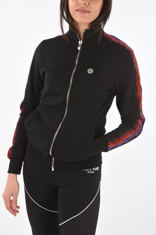 COUTURE EST.1978 Mock Neck Sweatshirt with Front Zip