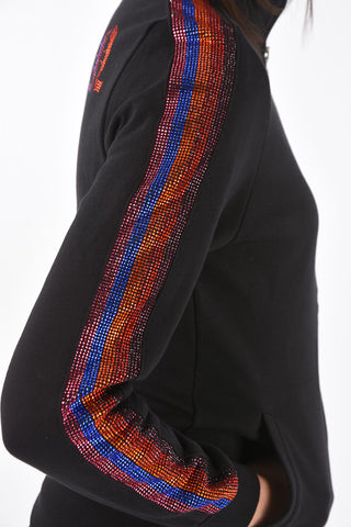 COUTURE EST.1978 Mock Neck Sweatshirt with Front Zip