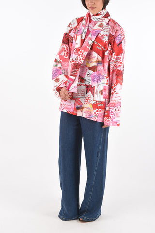 Tie Neck BE MY VALENTINE T-Shirt