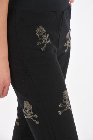COUTURE EST.1978 Lived-in Effect Jersey SKULL Joggers