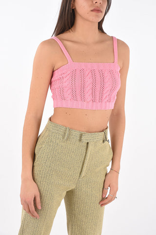 Crop Top in Cotone Aran