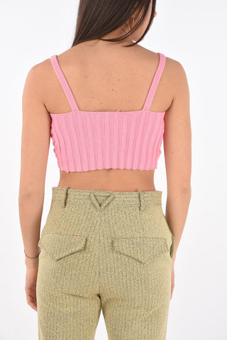 Crop Top in Cotone Aran