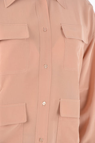 Standard Collar Silk Saharan Shirt