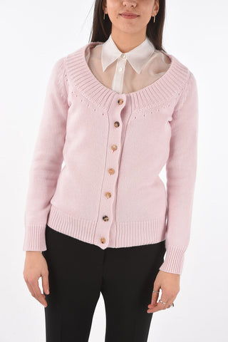 Cardigan in Cashmere con Bottoni