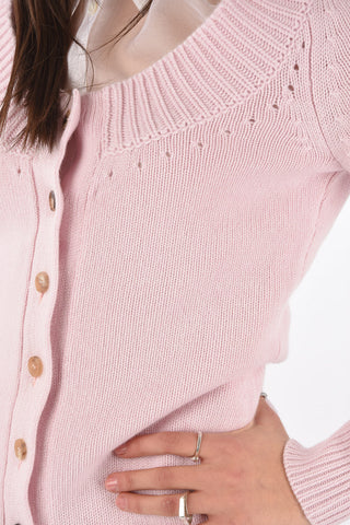 Cardigan in Cashmere con Bottoni