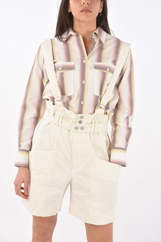High-waisted EFFIE Shorts with Suspenders