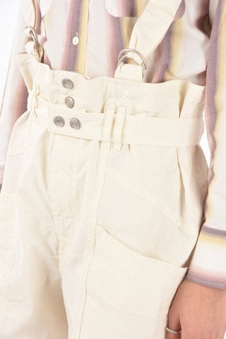 High-waisted EFFIE Shorts with Suspenders