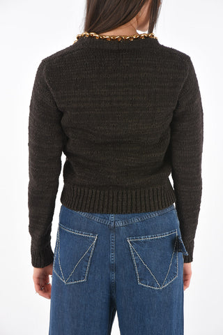 Chain Crew Neck Pullover