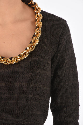 Chain Crew Neck Pullover