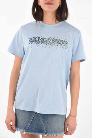 Crew Neck Bead Logo T-Shirt