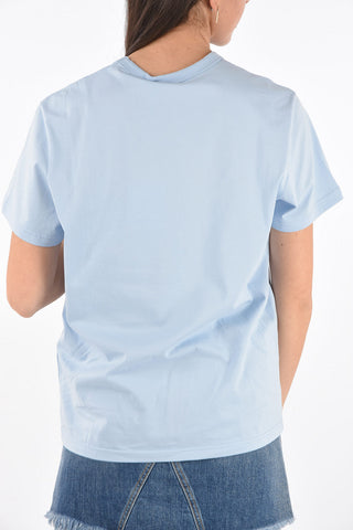 Crew Neck Bead Logo T-Shirt