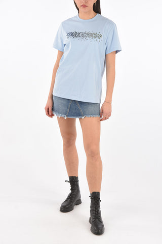 Crew Neck Bead Logo T-Shirt