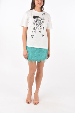Graphic Embroidered HEARTBEAT T-shirt