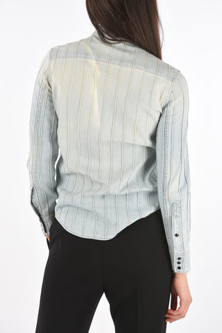 Snap Buttons Denim Shirt