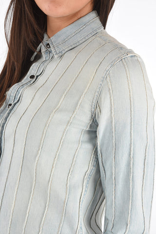 Snap Buttons Denim Shirt
