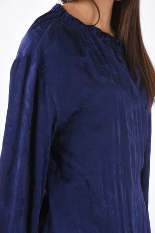 Abito a Portafoglio in Seta Jacquard