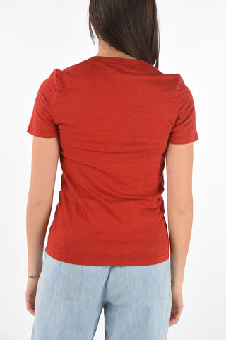 ETOILE Linen KRANGER V Neck T-shirt