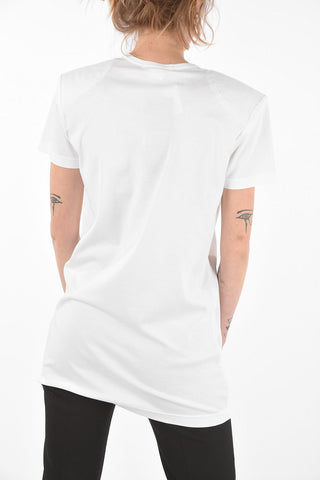 Cotton Long Crewneck T-Shirt