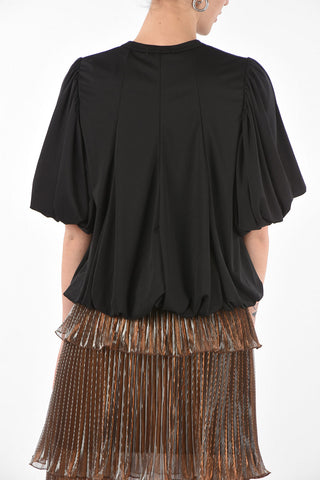 Crew Neck Balloon Bottom and Sleeve T-Shirt