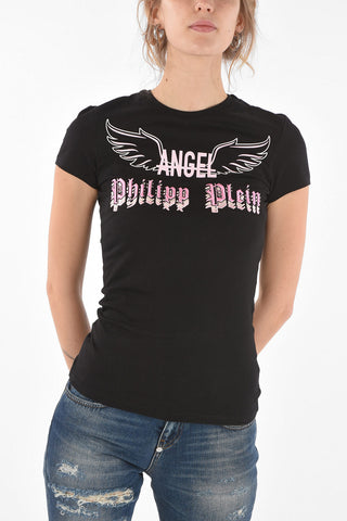 Printed Embroidered ANGEL T-Shirt