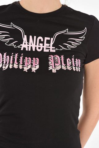 Printed Embroidered ANGEL T-Shirt