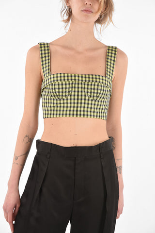 Crop Top Motivo Gingham