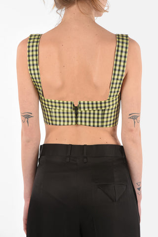 Crop Top Motivo Gingham