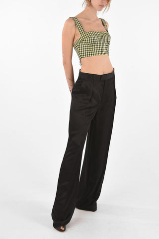 Crop Top Motivo Gingham