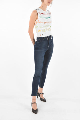 Jeans 5 Tasche STATEMENT a Vita Alta