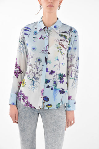 Floral Patterned Silk Shirt