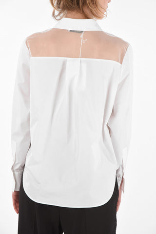 Transparent Detail Cotton Saharan Shirt
