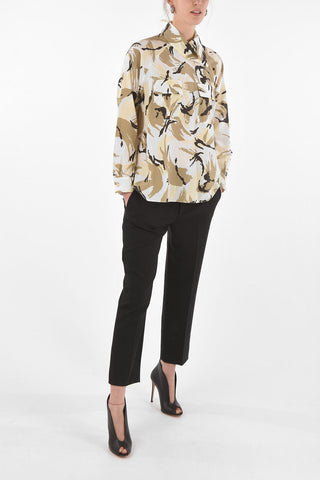 Camicia Camouflage con Abbottonatura Laterale