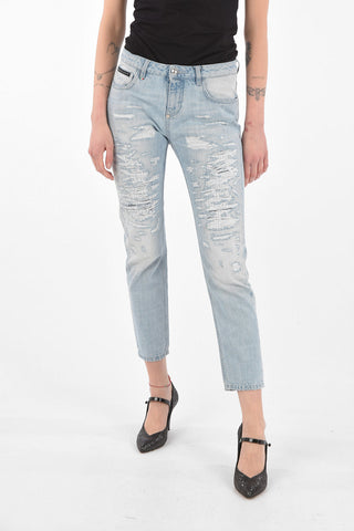 Light Wash WHAT IF Boyfriend Denims