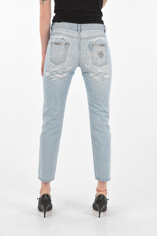 Light Wash WHAT IF Boyfriend Denims