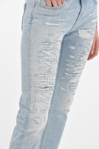 Light Wash WHAT IF Boyfriend Denims