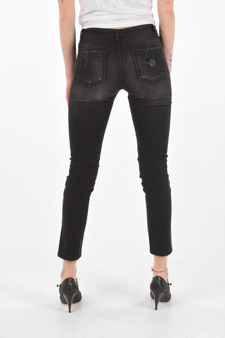 Sequined Front Boyfriend Denims