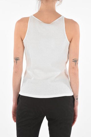 Solid Color Ribbed Tank Top