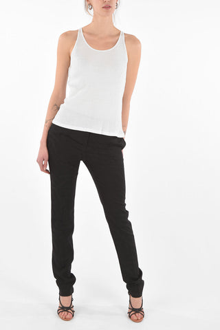 Solid Color Ribbed Tank Top