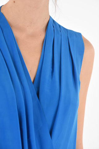 Silk Blend Wrap Bodysuit